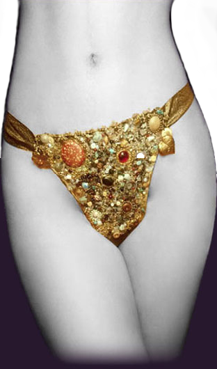 Omo Misha Jewelry Art - bejeweled bikini